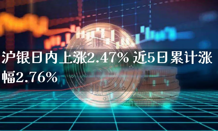 沪银日内上涨2.47% 近5日累计涨幅2.76%_https://www.shscx.com_沪银_第1张